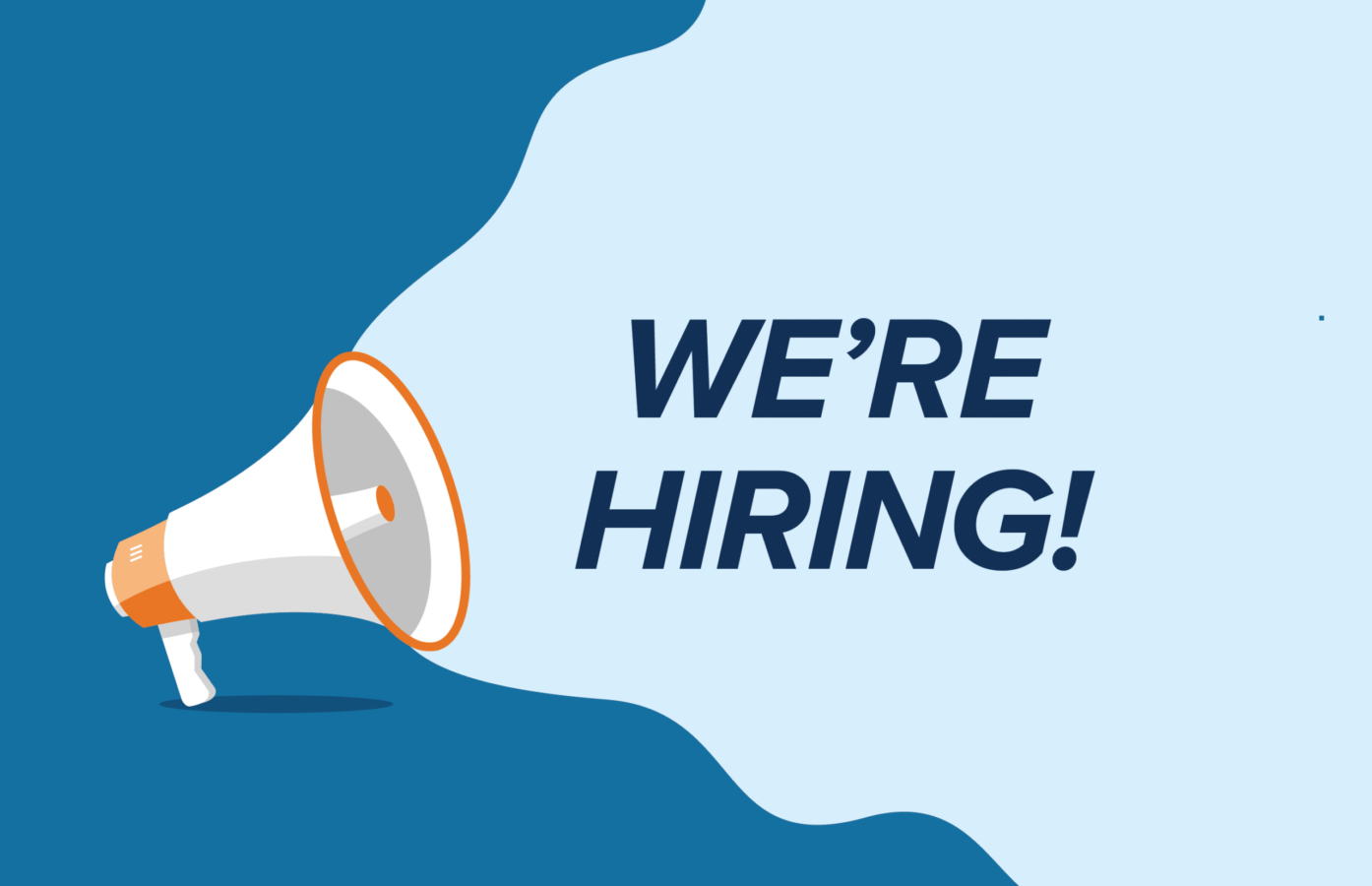 We're Hiring Megaphone