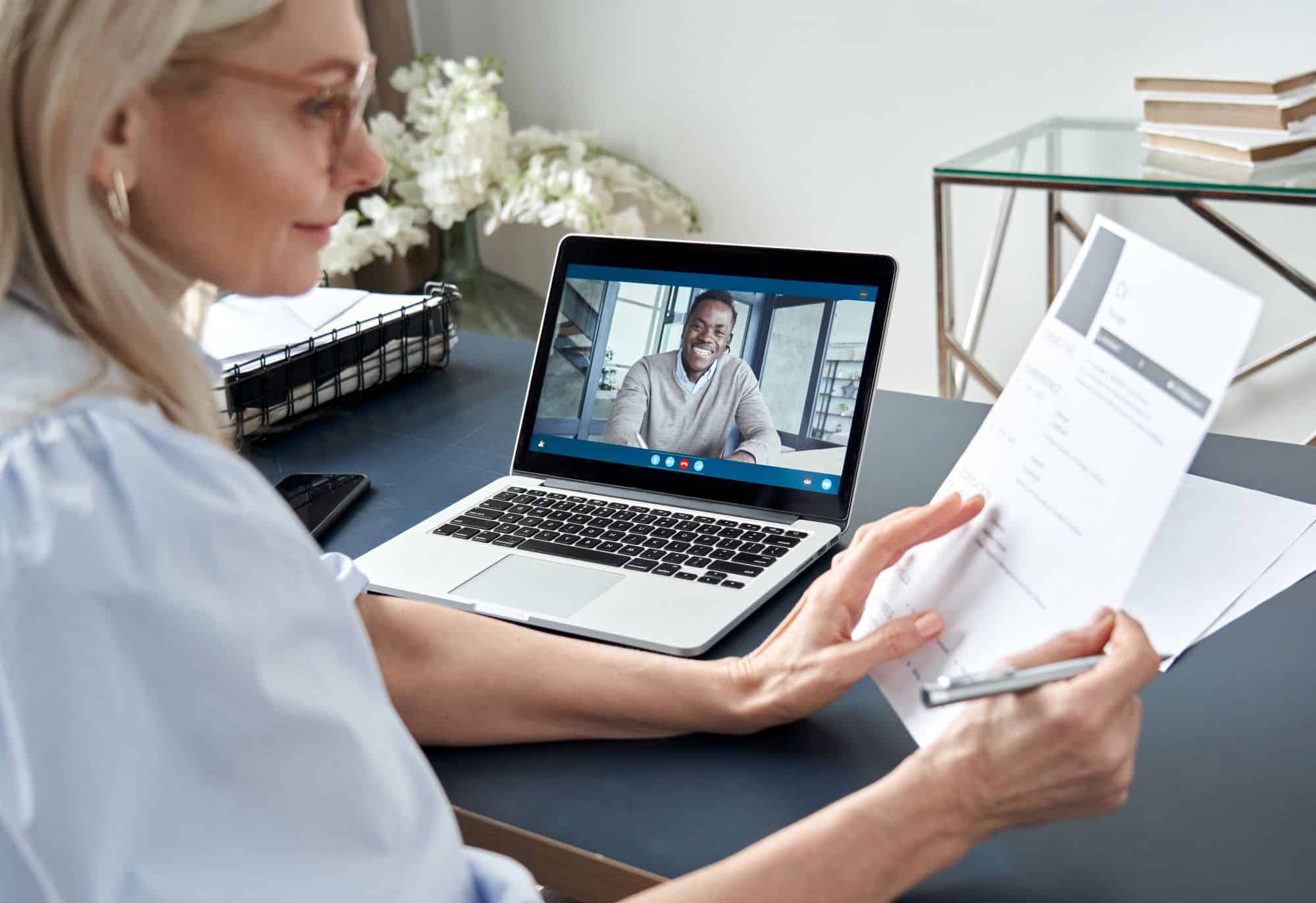 Virtual interview